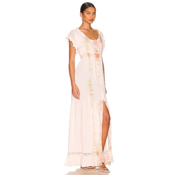 Jen's Pirate Booty Kozmic Flirty Dress in Desert Sun Astral Tie Dye XSmall New - Picture 3 of 14